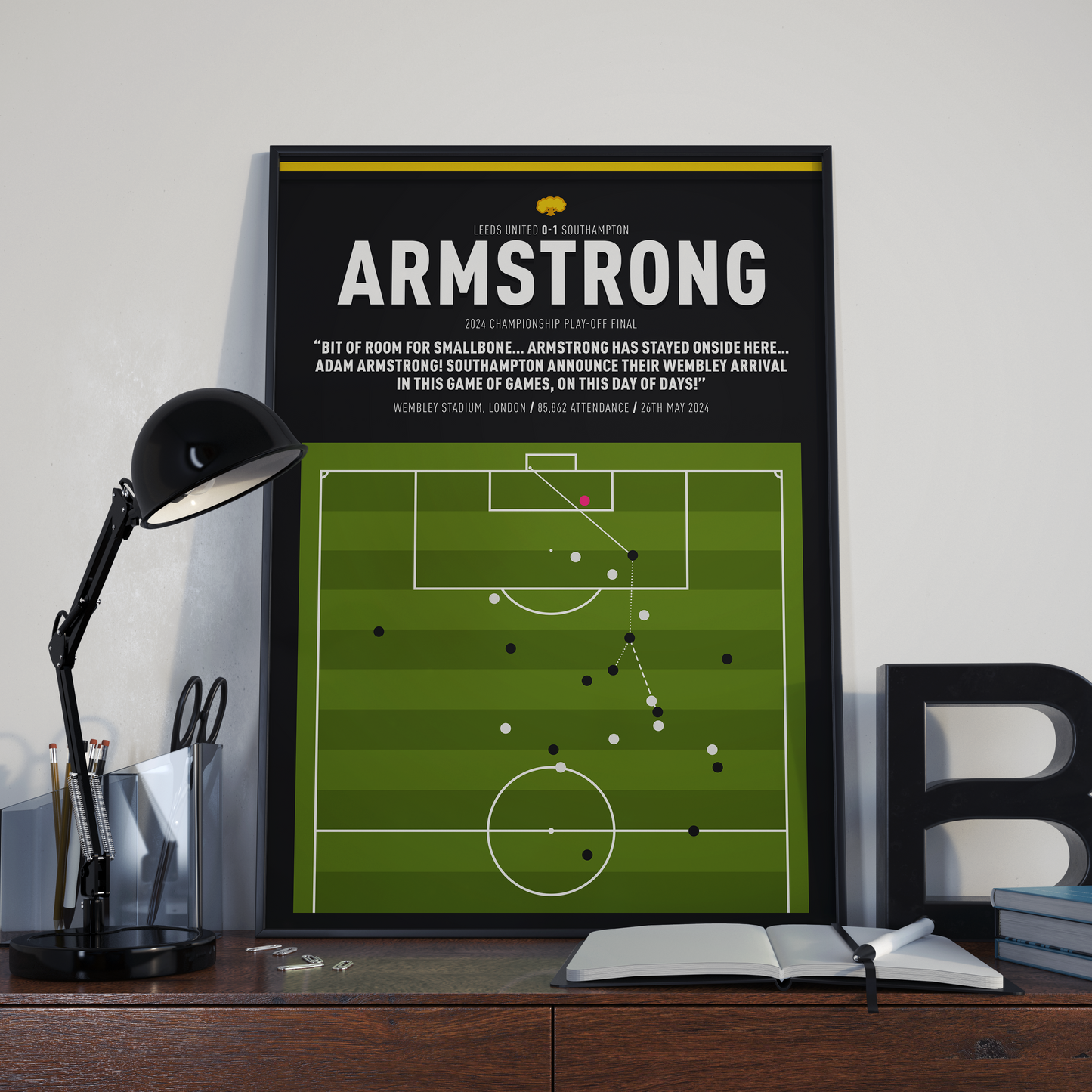 Adam Armstrong Goal – Leeds United vs SOUTHAMPTON – 2024 Championship Play-Off Final