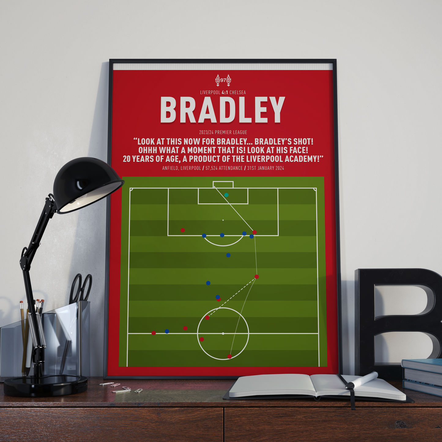 Conor Bradley Goal – LIVERPOOL vs Chelsea – 23/24 Premier League