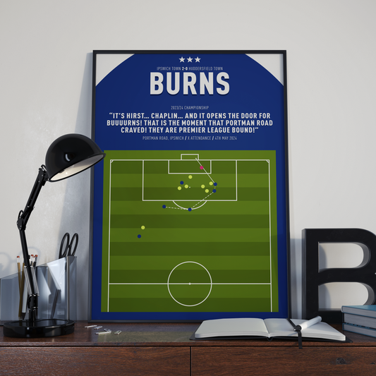 Wes Burns Goal – IPSWICH TOWN vs Huddersfield Town – 23/24 Championship