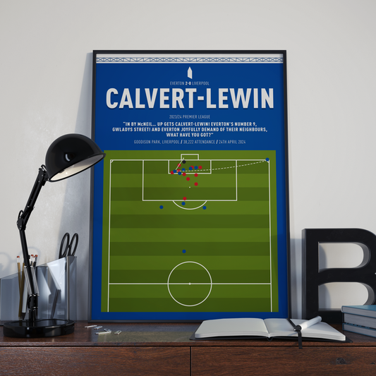 Dominic Calvert-Lewin Goal – EVERTON vs Liverpool – 23/24 Premier League