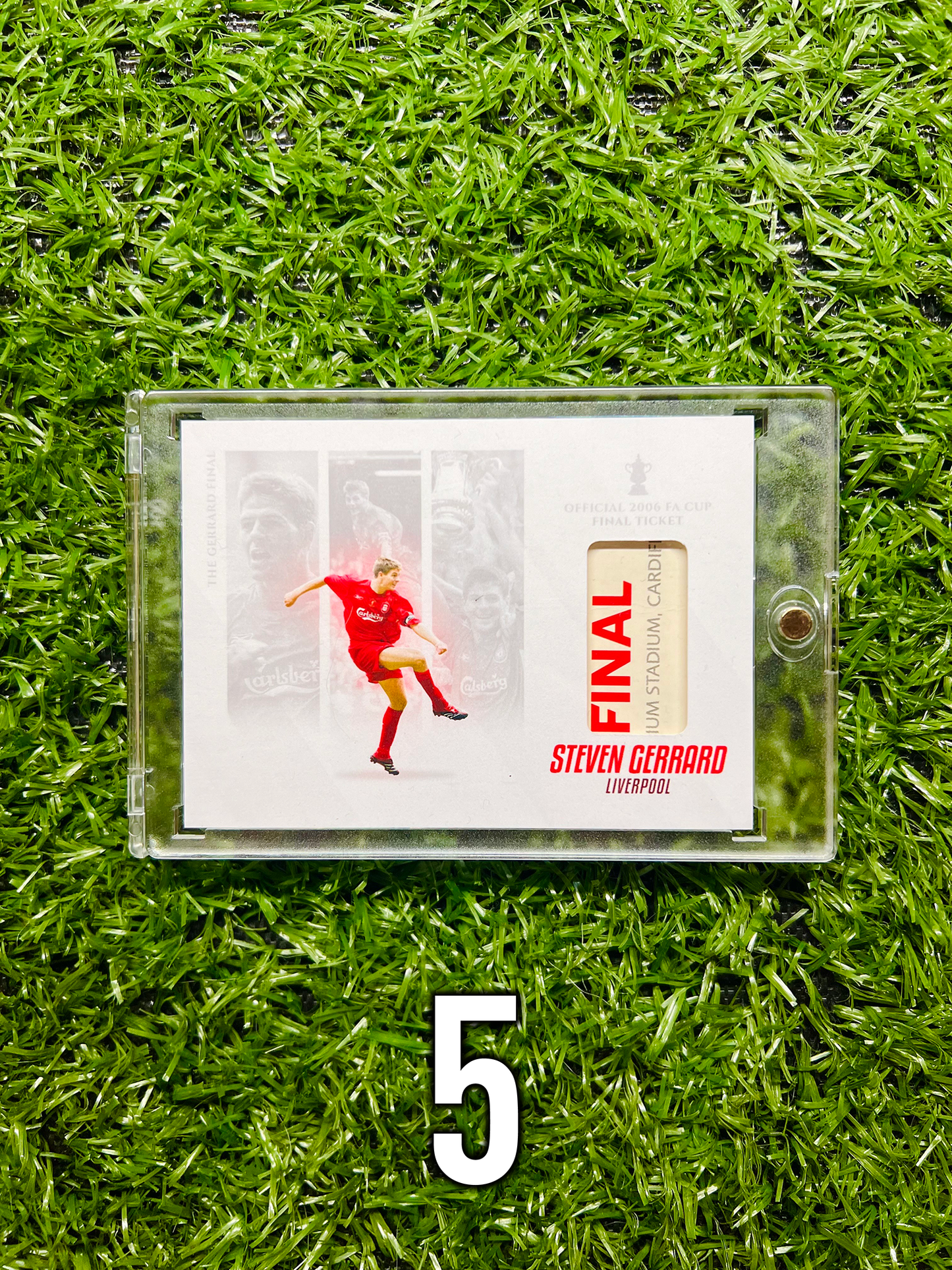 The Gerrard Final - Custom FA Cup Final 2006 Patch Card