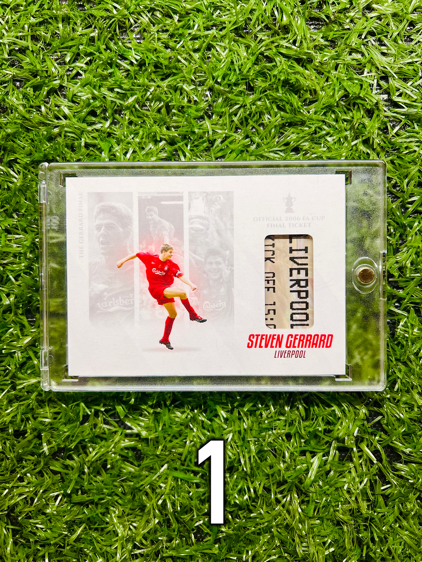 The Gerrard Final - Custom FA Cup Final 2006 Patch Card