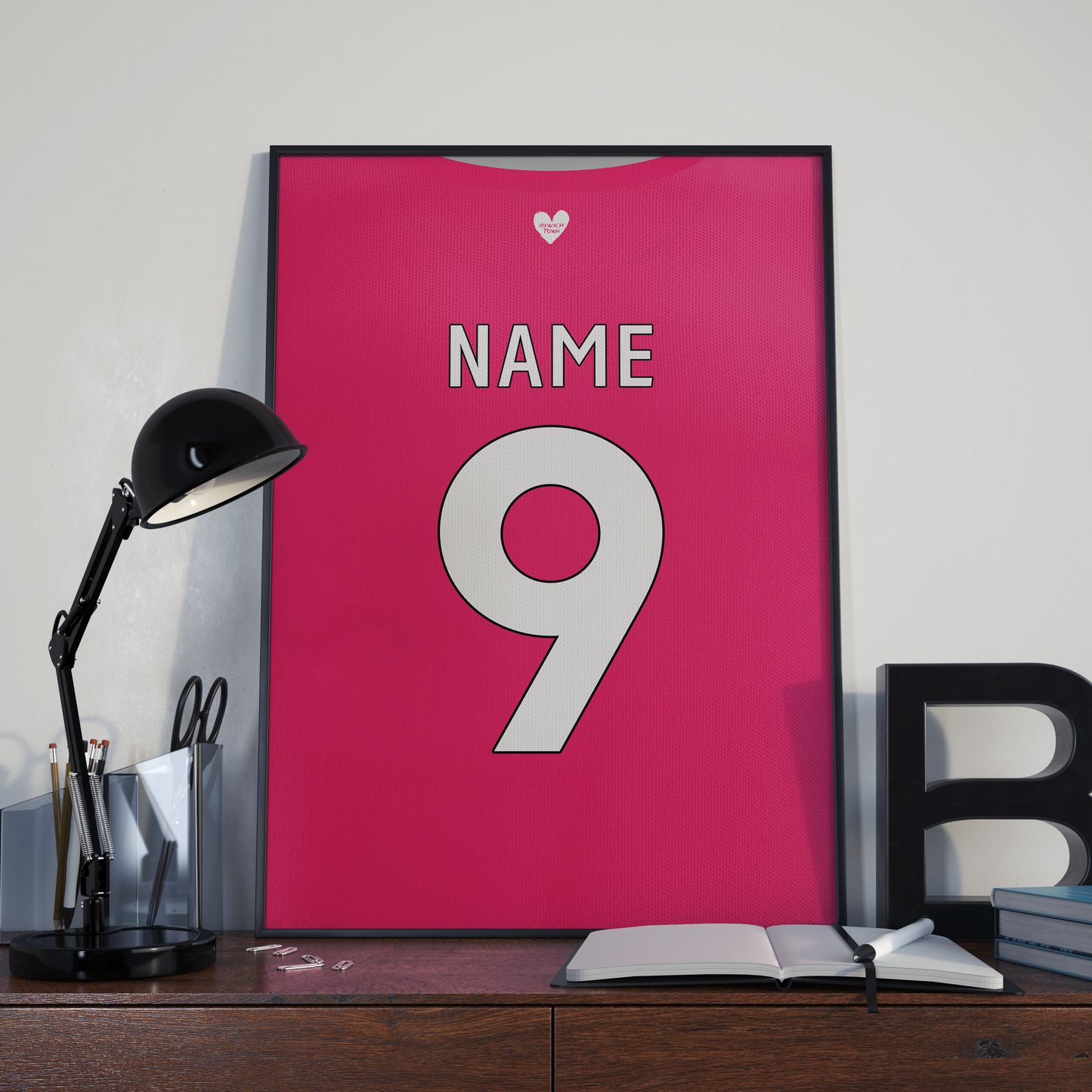 Ipswich Town Third Kit 24-25 | Custom Name & Number | Poster