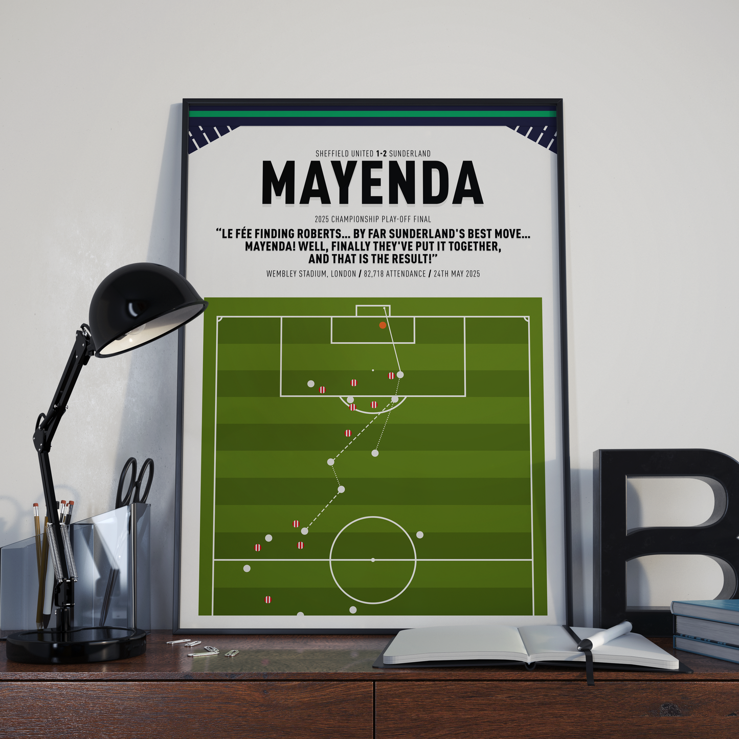Eliezer Mayenda Goal – Sheffield UTD vs SUNDERLAND – 24/25 Championship Play-Off Final