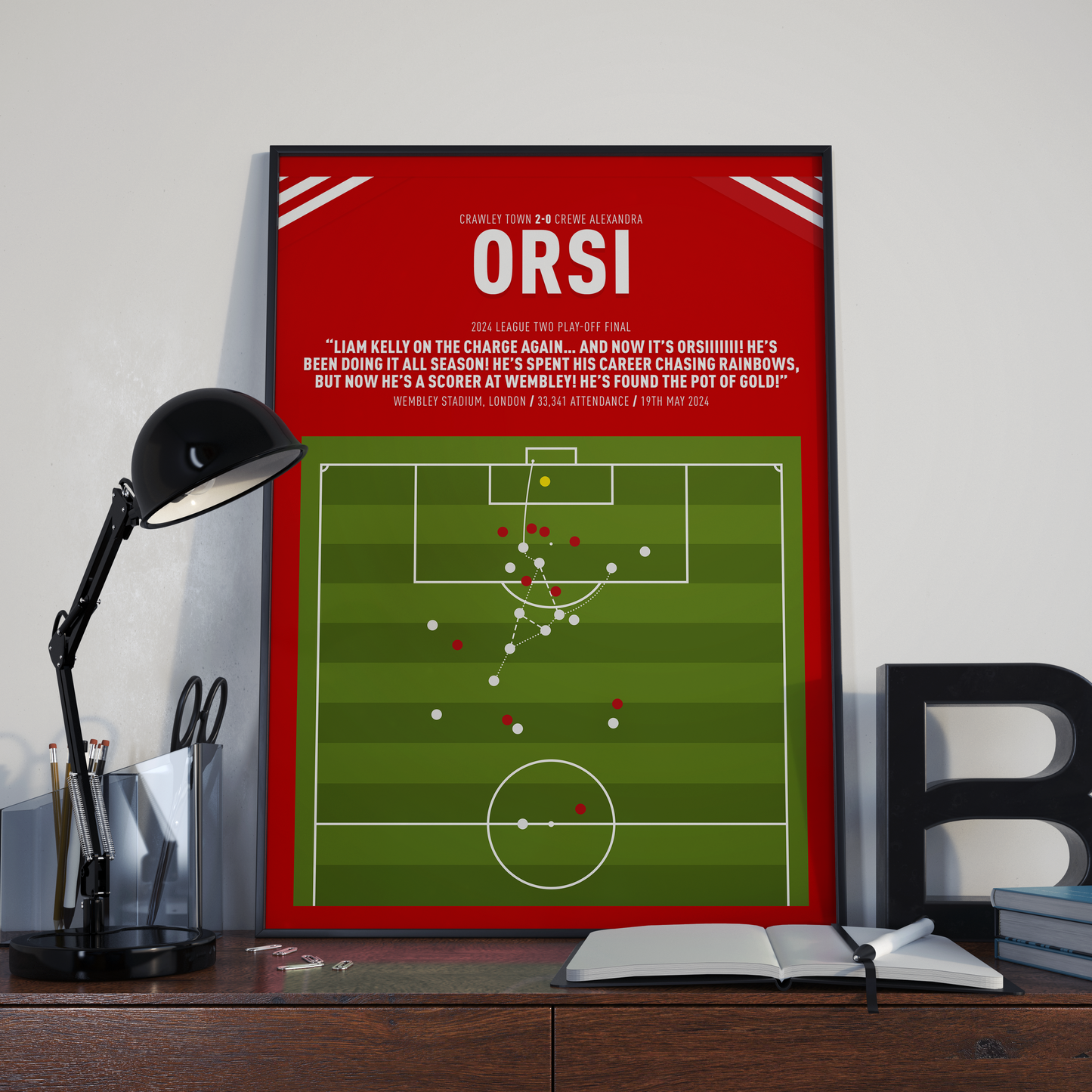 Danilo Orsi Goal – CRAWLEY TOWN vs Crewe Alexandra – 2024 League Two Play-Off Final