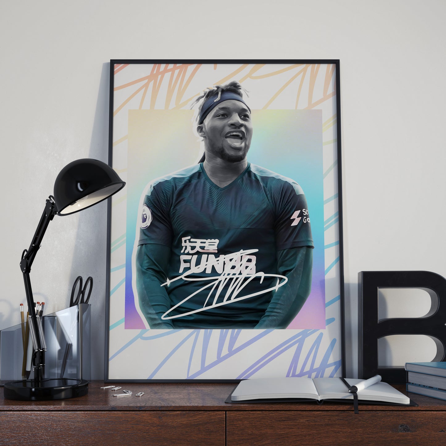Allan Saint-Maximin | Signature Series | Poster