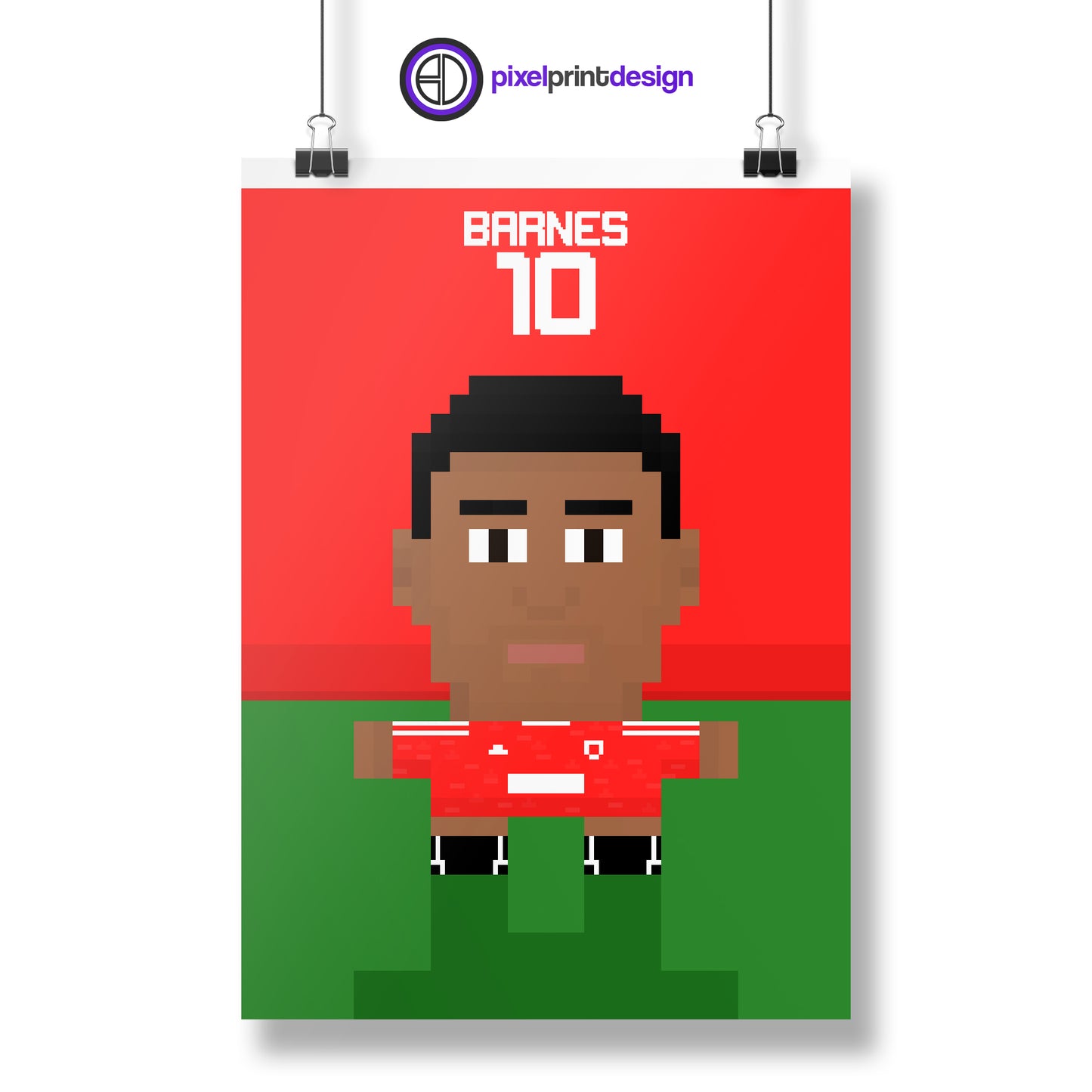 John Barnes | 89/90 | Poster