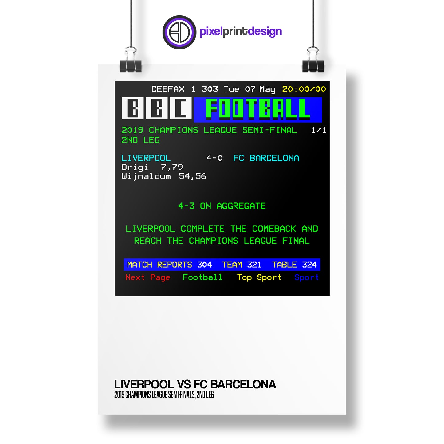 Corner Taken Quickly... Bundle | Goal Remake & UCL Ceefax Match Result | ***SPECIAL OFFER***