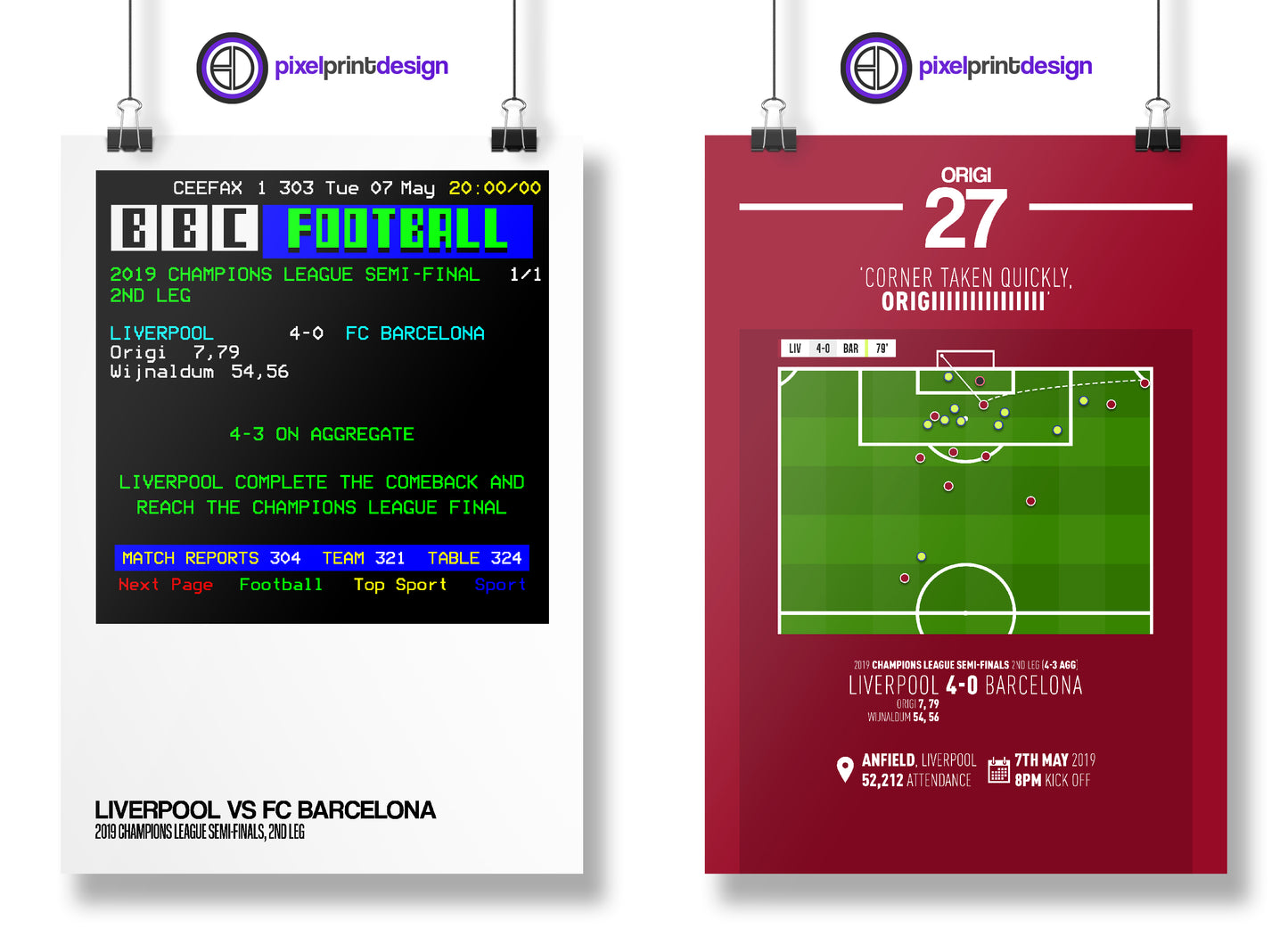 Corner Taken Quickly... Bundle | Goal Remake & UCL Ceefax Match Result | ***SPECIAL OFFER***