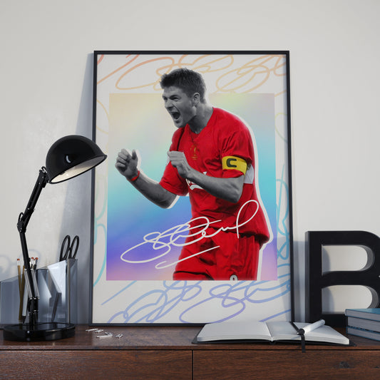 Steven Gerrard | Signature Series | Poster