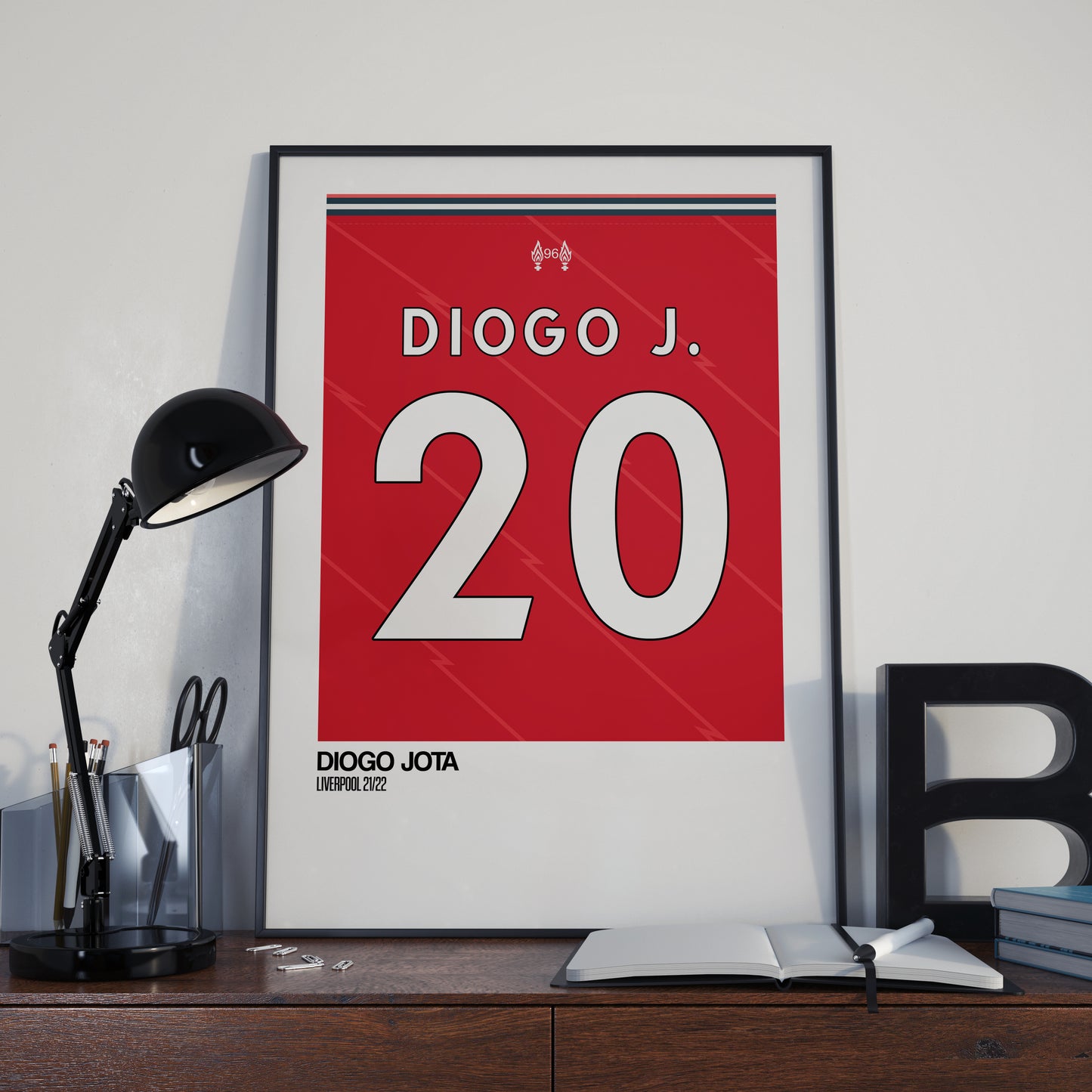 Liverpool Home Kit 21/22 | Custom Name & Number | Poster