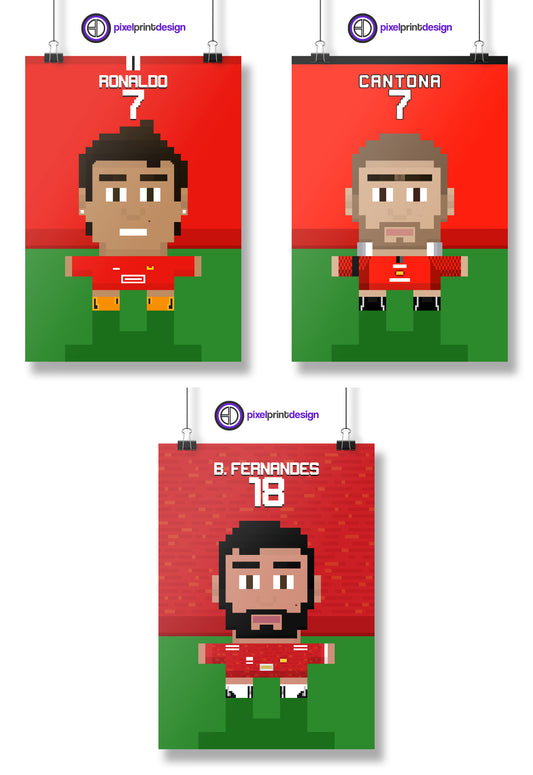 The Red Devils Bundle | Ronaldo, Cantona & Bruno Fernandes | ***SPECIAL OFFER***