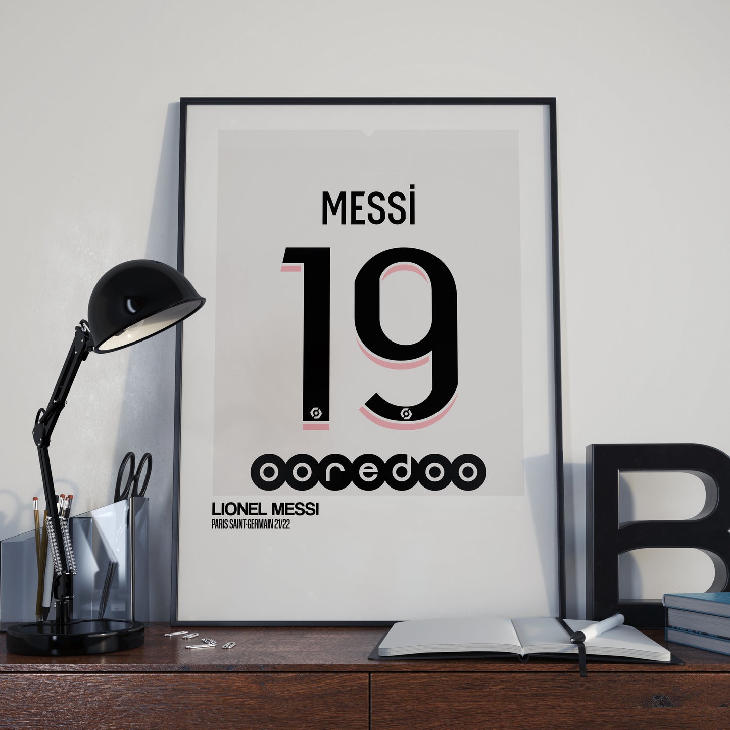 PSG Away Kit 21-22 | Custom Name & Number | Poster