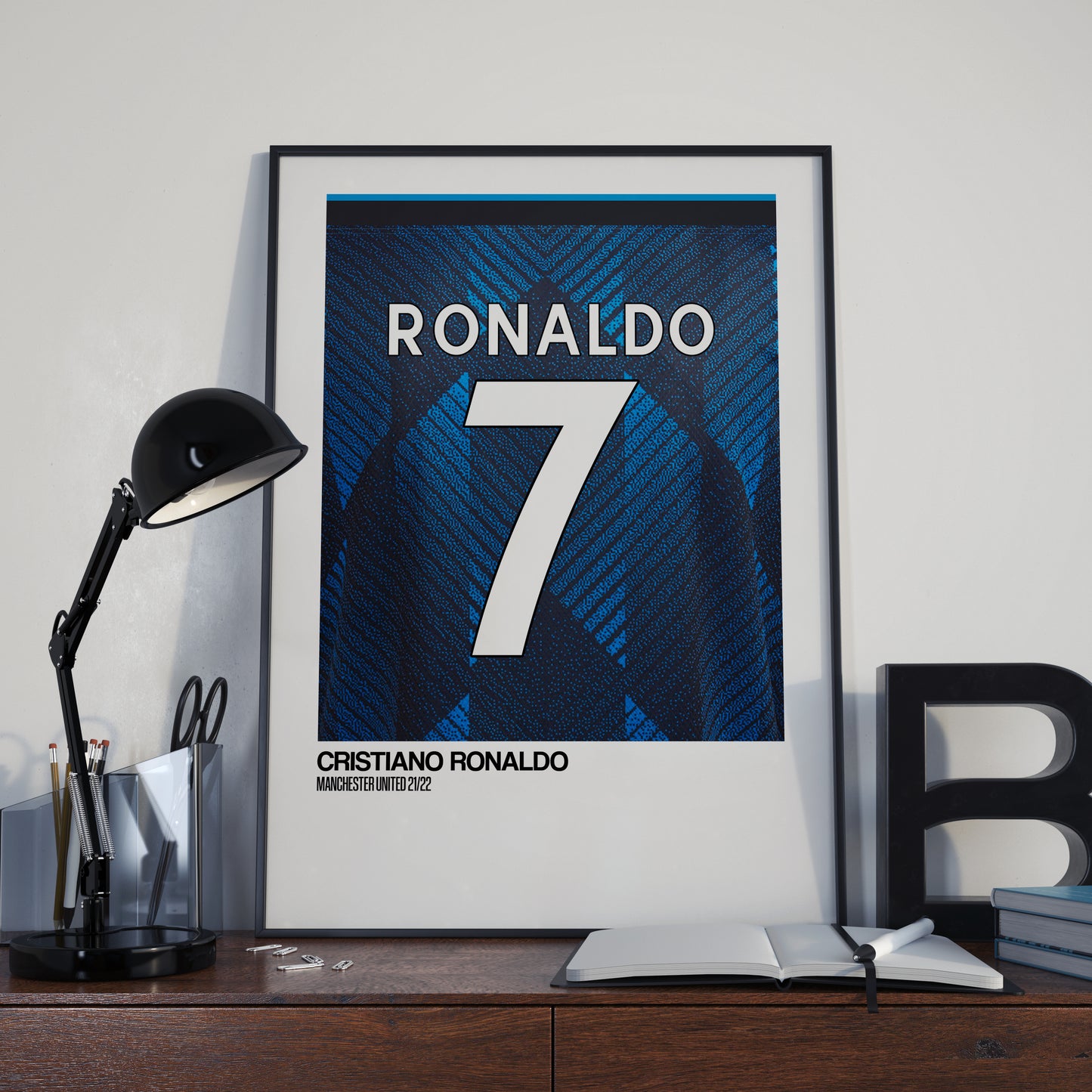 Man UTD Third Kit 21/22 | Custom Name & Number | Poster