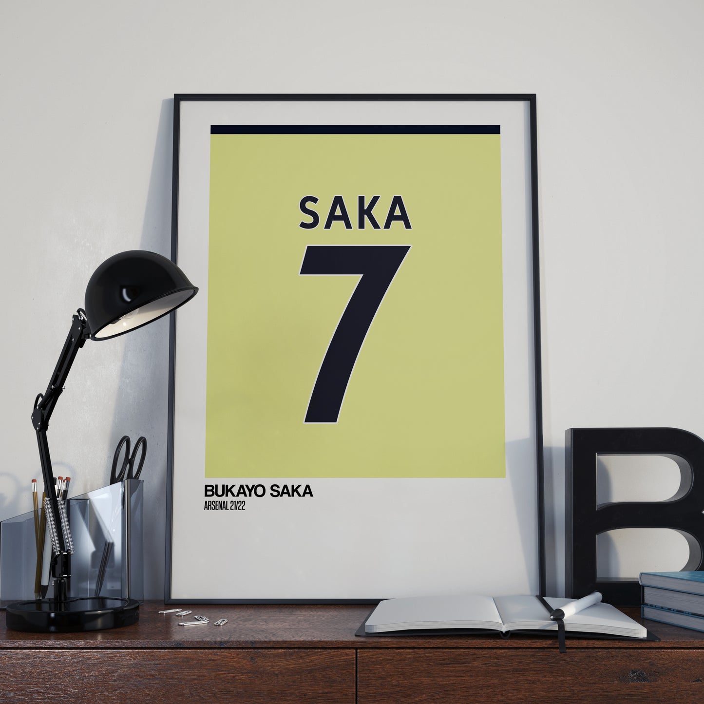 Arsenal Away Kit 21-22 | Custom Name & Number | Poster