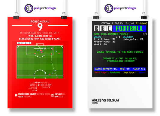 Wales Euro Heroics Bundle | Goal Remake & Ceefax Match Result | ***SPECIAL OFFER***