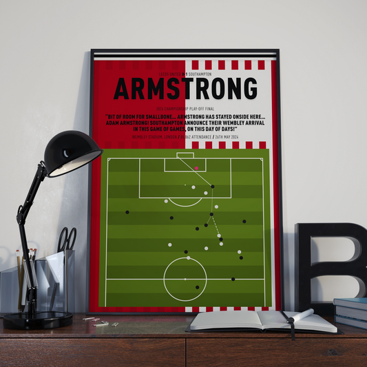 Adam Armstrong Goal – Leeds United vs SOUTHAMPTON – 2024 Championship Play-Off Final
