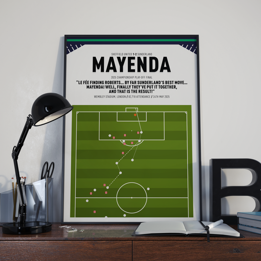 Eliezer Mayenda Goal – Sheffield UTD vs SUNDERLAND – 24/25 Championship Play-Off Final