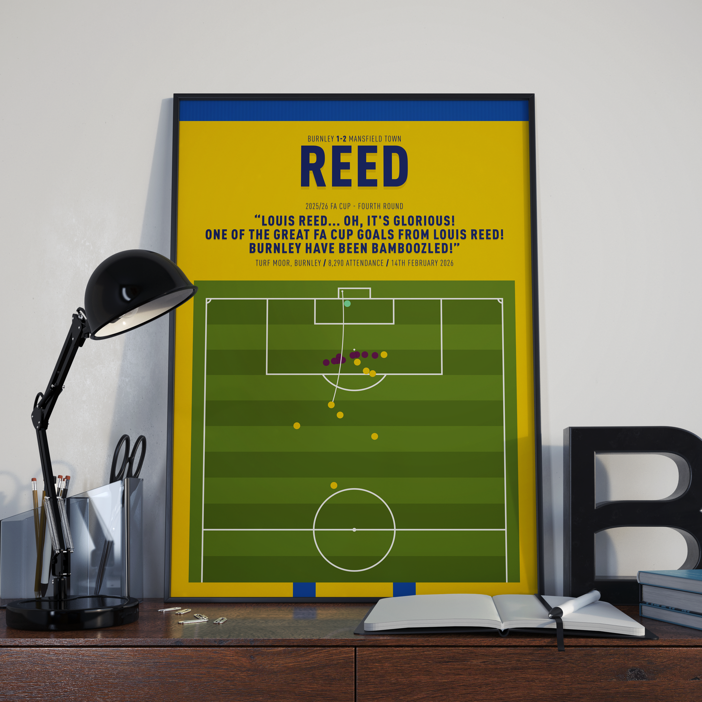 Louis Reed Goal – Burnley vs MANSFIELD TOWN – 2025/26 FA Cup