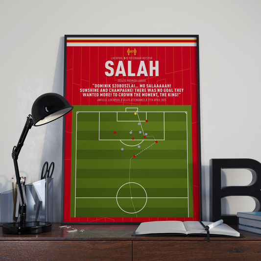 Mohamed Salah Goal – LIVERPOOL vs Tottenham – 24/25 Premier League Champions