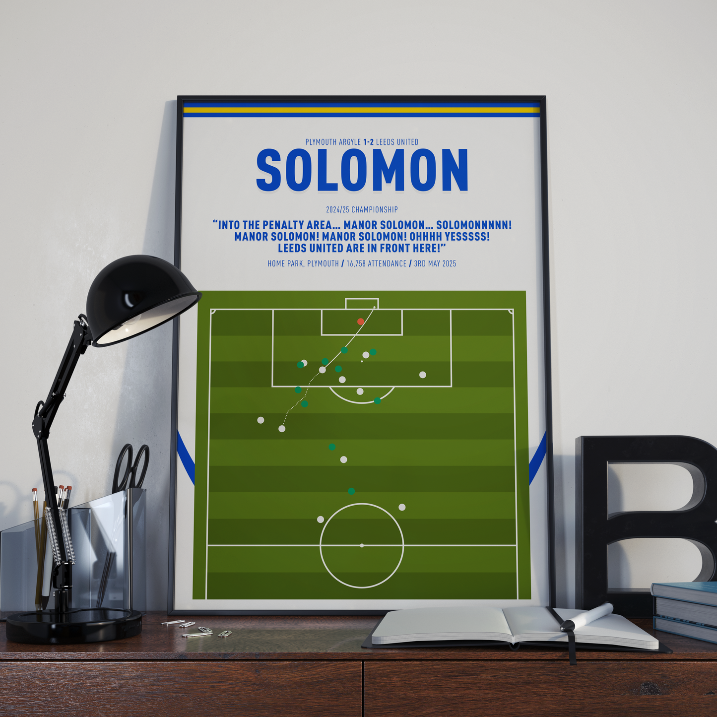 Manor Solomon Goal – Plymouth vs LEEDS UNITED – 24/25 Championship