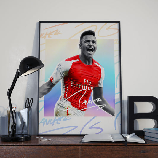 Alexis Sanchez | Signature Series | Poster