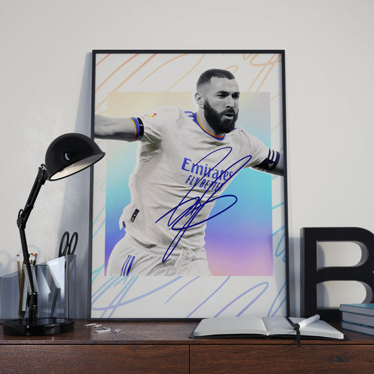 Karim Benzema | Signature Series | Poster