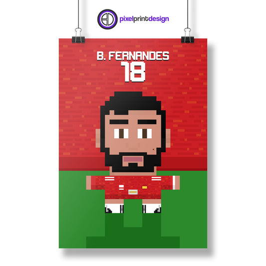 Bruno Fernandes | 20/21 | Poster