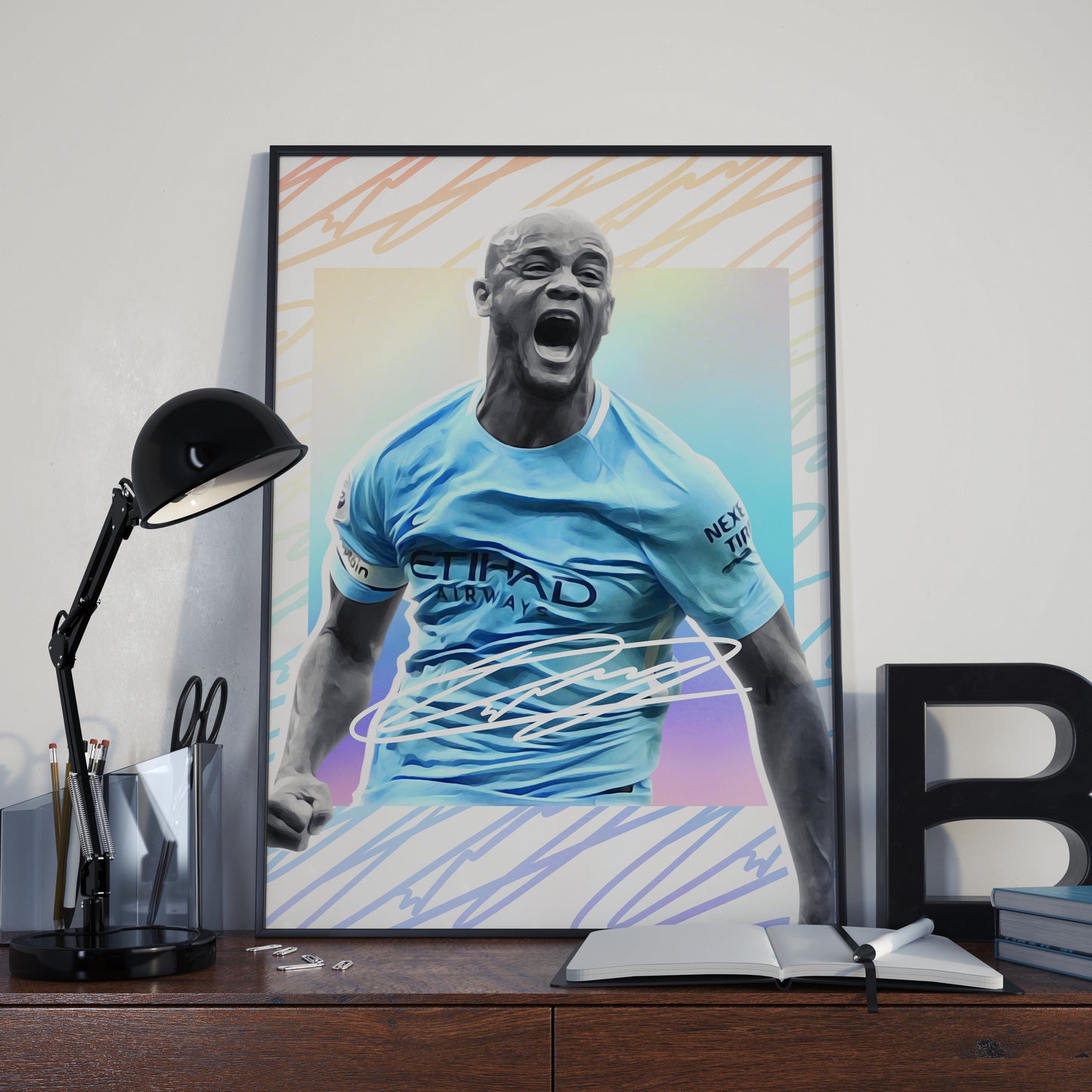 Vincent Kompany | Signature Series | Poster