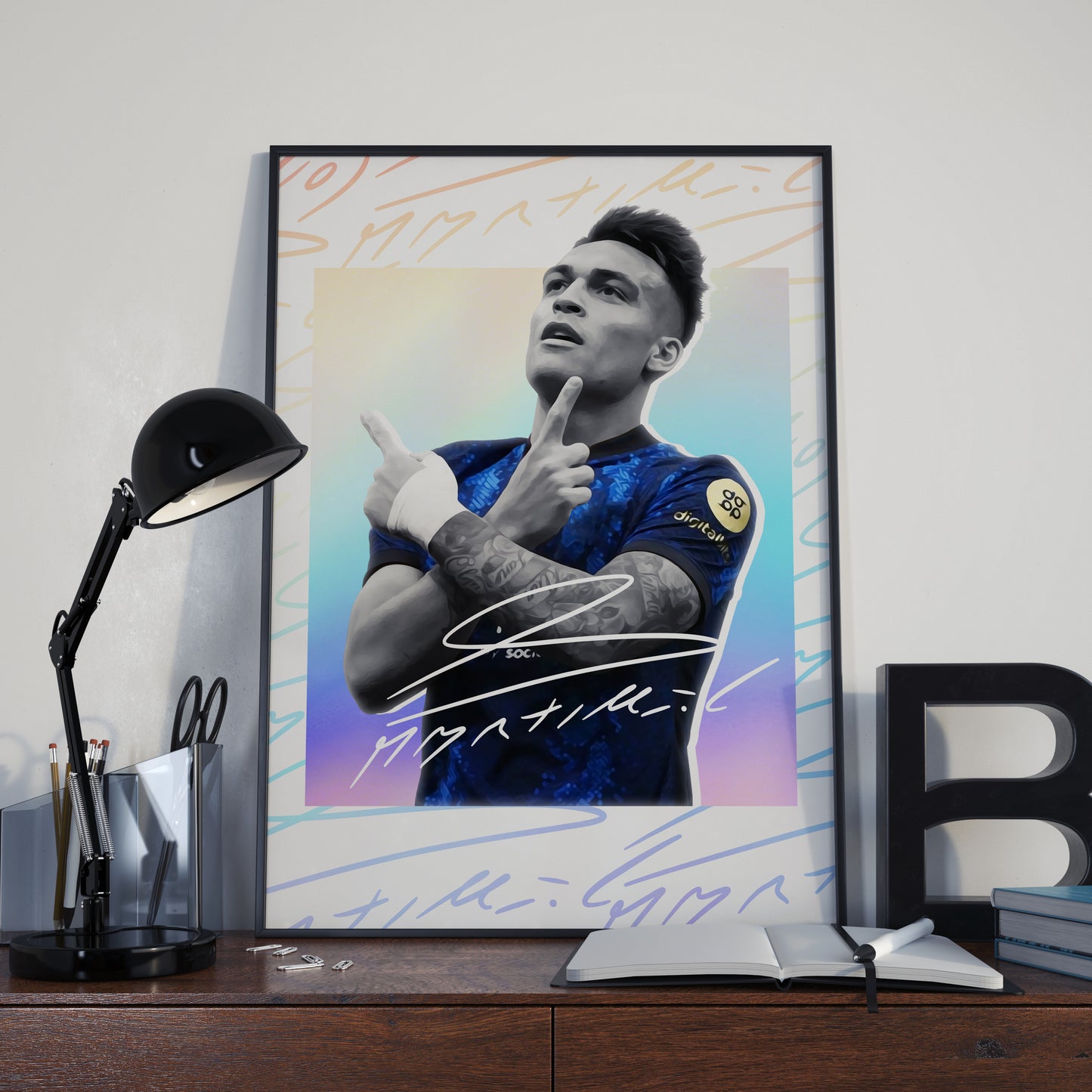 Lautaro Martinez | Signature Series | Poster