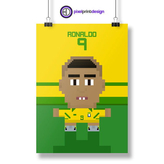 Ronaldo (R9) | Brazil 2002 | Poster