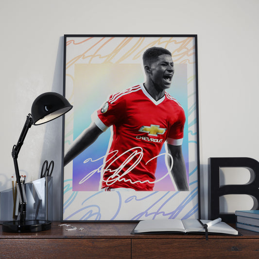 Marcus Rashford | Signature Series | Poster