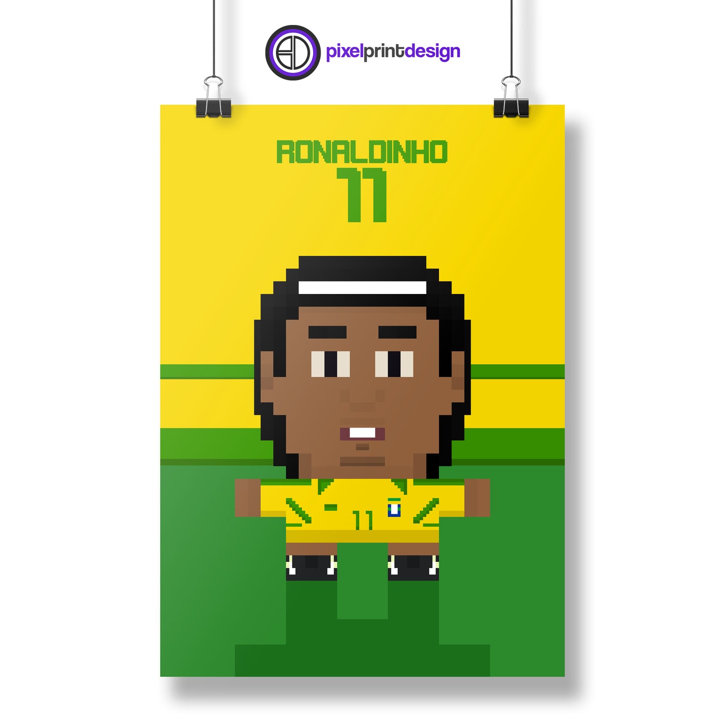 Ronaldinho | Brazil 2002 | Poster