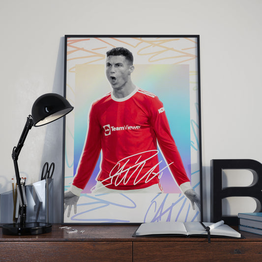 Cristiano Ronaldo SIUUU | Signature Series | Poster