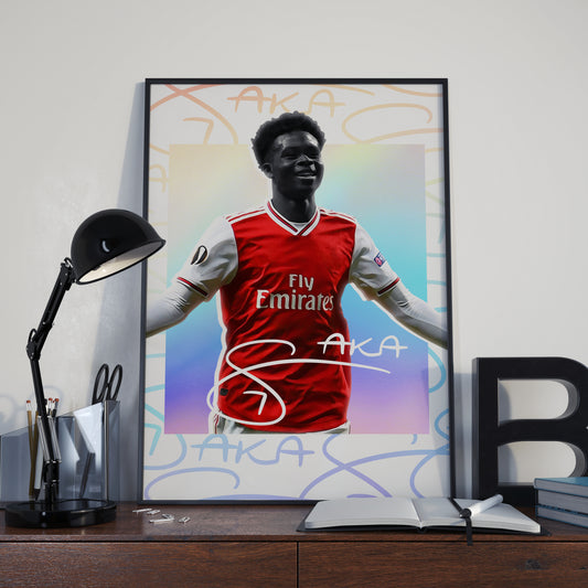 Bukayo Saka | Signature Series | Poster