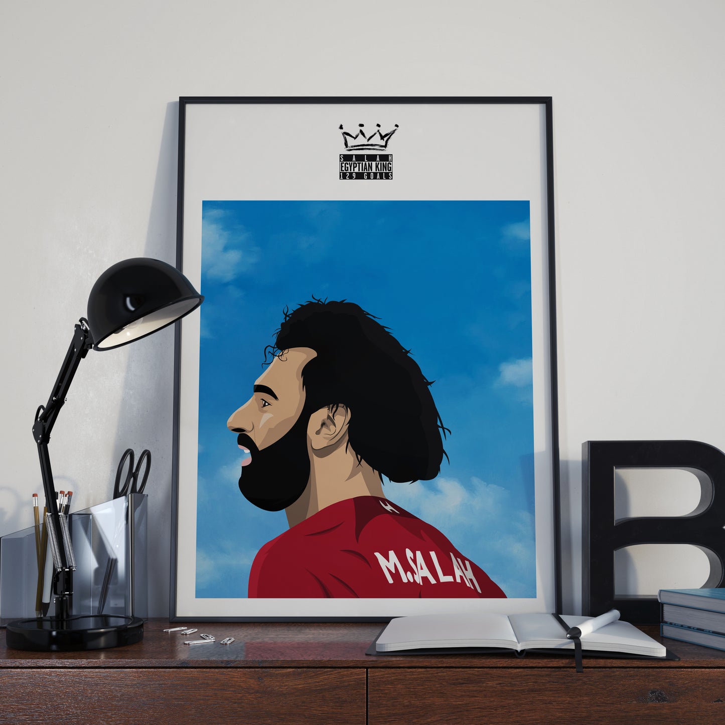 Mohamed Salah Record Breaker Album Style | Poster