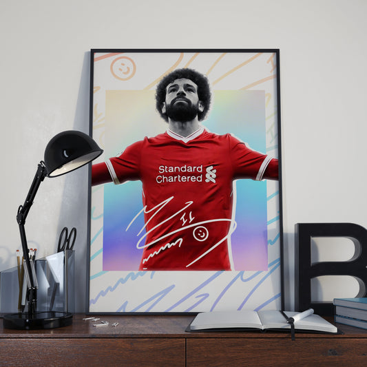 Mohamed Salah | Signature Series | Poster