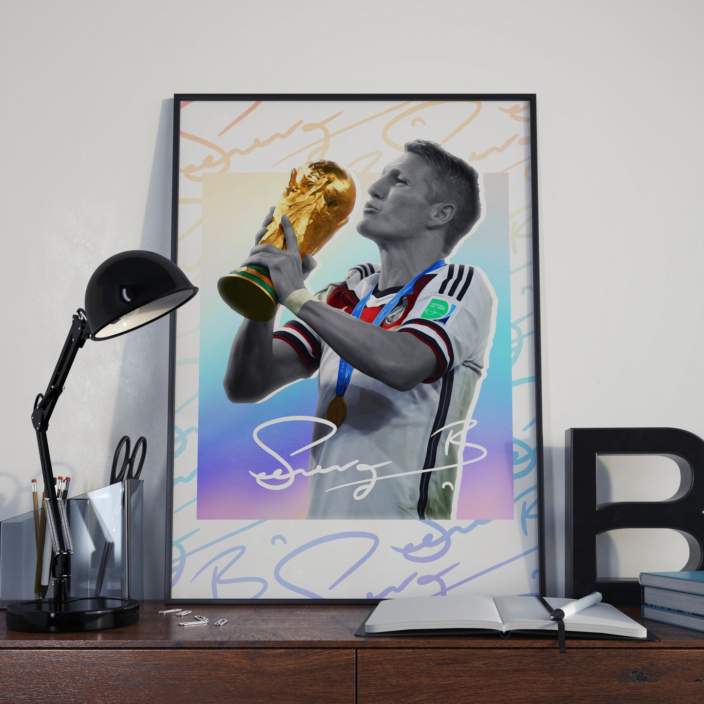 Bastian Schweinsteiger | Signature Series | Poster