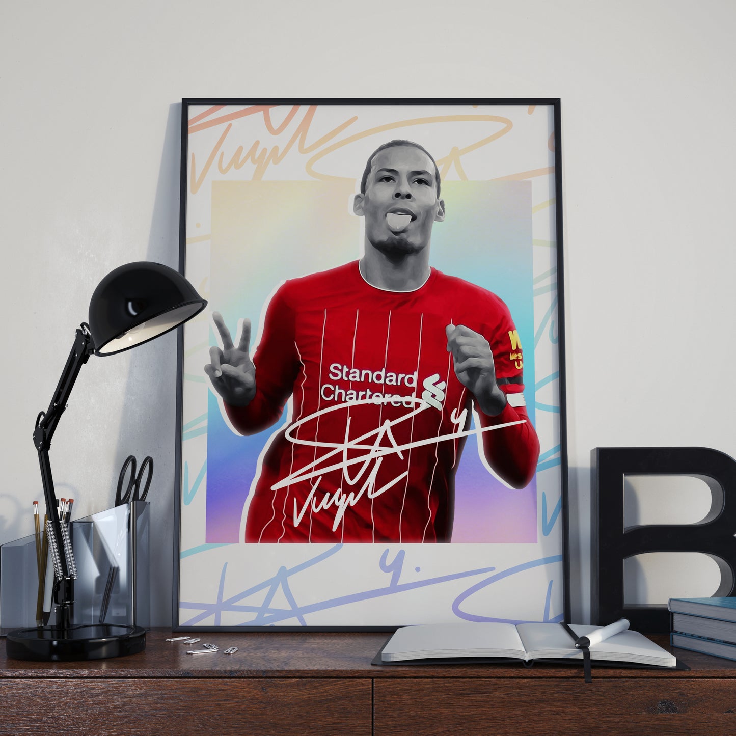 Virgil van Dijk | Signature Series | Poster