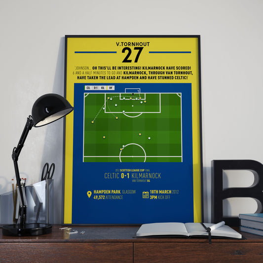 Dieter Van Tornhout | Late Goal To Win Underdogs The Cup (CEL 0-1 KIL) Goal Print | Poster